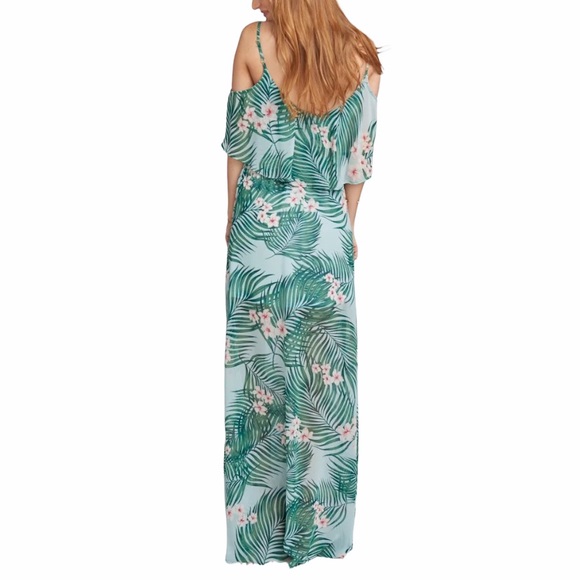 BOGO Show Me Your Mumu Caitlin Maxi Hanalei Dream Palm Print Dress Medium 6 8 - Picture 8 of 9